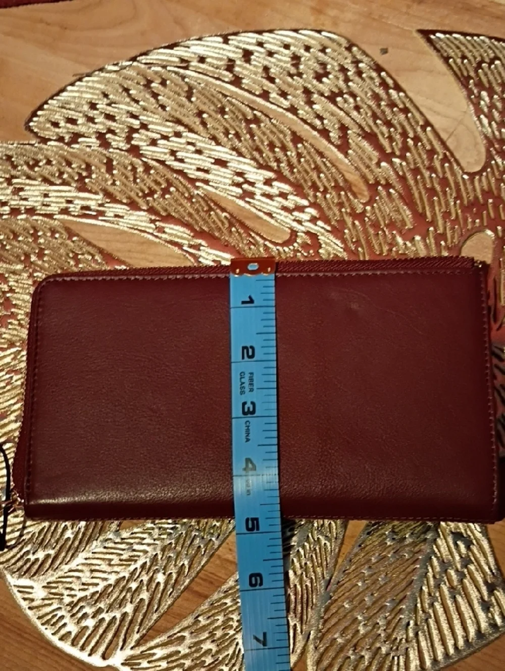 House of Harlow 1960 Wine Red Wristlet Wallet